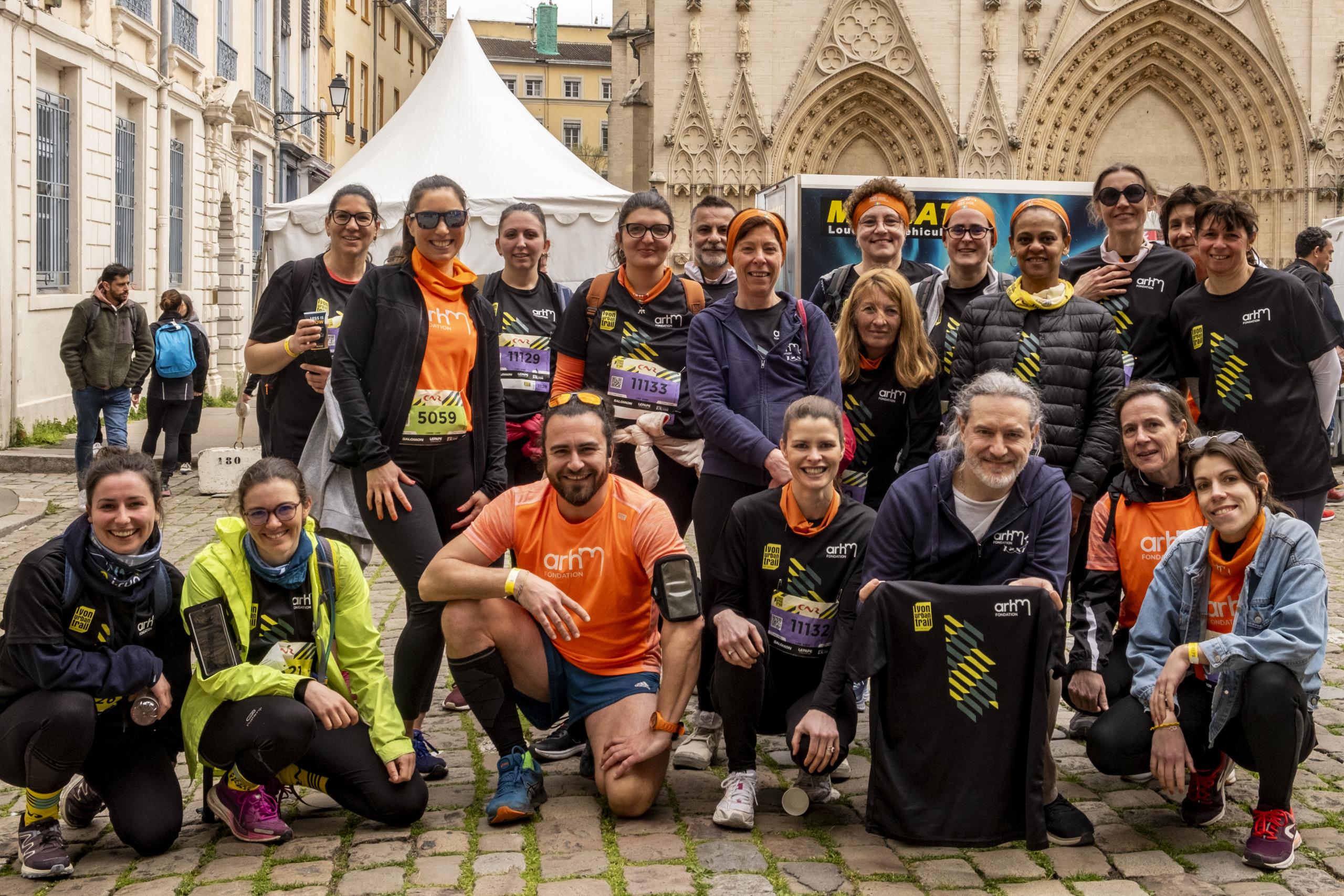 La Team Fondation ARHM au Lyon Urban Trail 2024 – Un défi collectif réussi